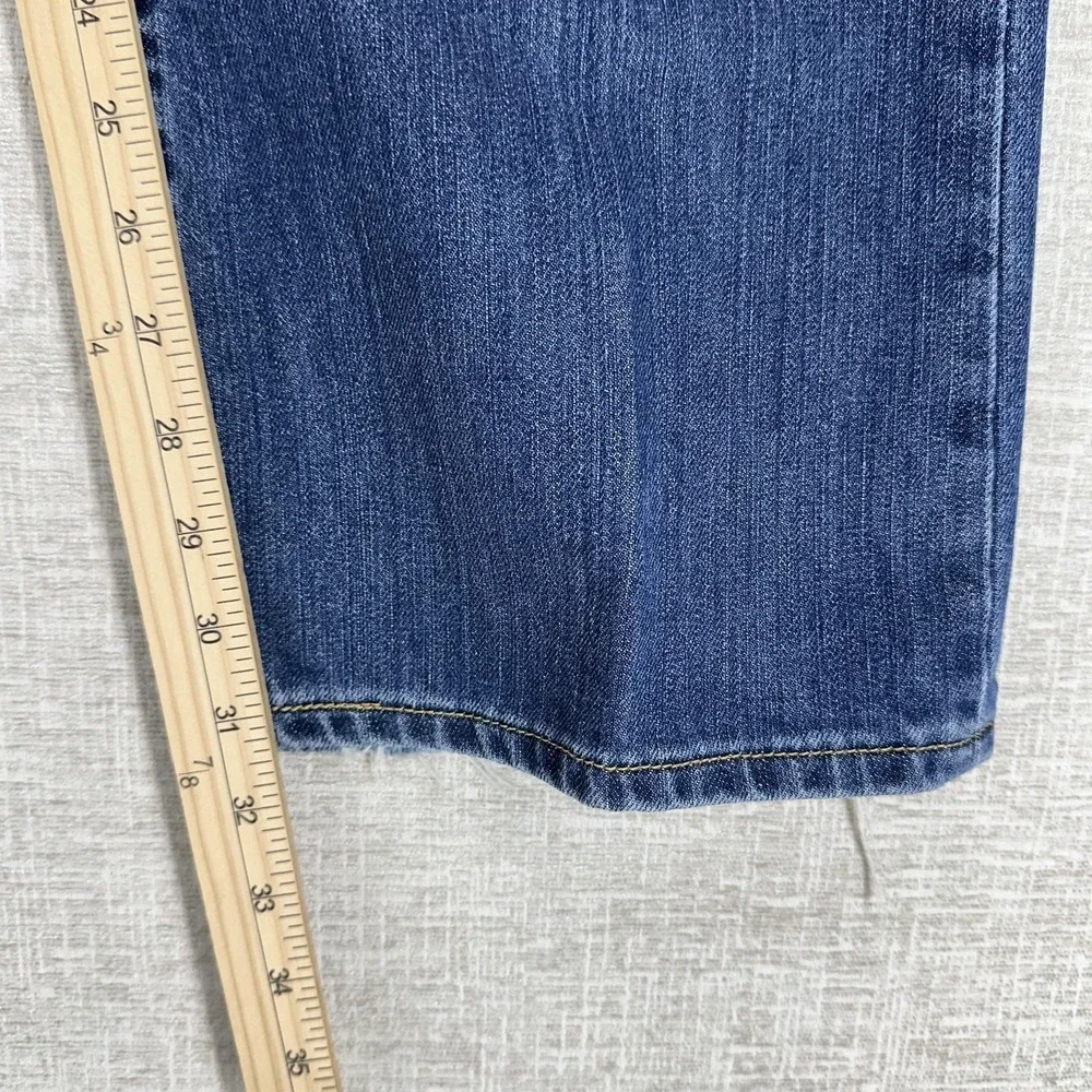 Levis Jeans‎ Mens 36x32 Blue Distressed Medium Wash Regular Straight 5 Pocket